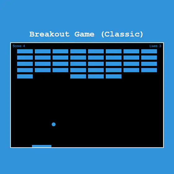 Breakout Game Website Image