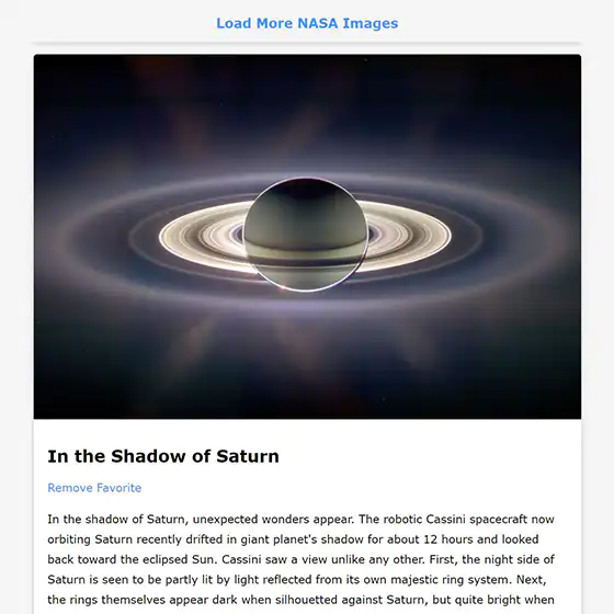 NASA Blog Website Image